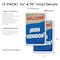 Signmission Welcome, Vinyl Decals Only 24 Inch x 36 Inch, Vinyl Decal, 2PK DSB-2436-2PACK-30437 - alternate 2