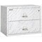 Fireking 2 Drawer, 1 Hr Fire & impact rated, 31" wide lateral Calcutta Marble 2-3122-CMA - alternate 1