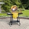 Sunjoy 20IN Egg-shaped Grill with Pizza Plate, Yellow A504002327 - alternate 1