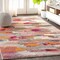 Jonathan Y Contemporary POP Modern Abstract Brushstroke Ivory/Pink 4 ft. x 6 ft. Area Rug CTP101A-4 - alternate 2