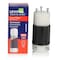 Leviton StraightBladeConnector, 20A, Black;White 5369E - alternate 2