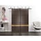 Sartodoors Sliding Closet Barn Bypass Doors Planum 2010 64x84 (2* 32x84) Solid Core Modern Interior PLANUM2010BBB-CA-6484 - alternate 1