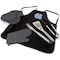 Picnic Time Family Of Brands NCAA North Carolina Tar Heels BBQ Apron Tote Pro Grill Set, Heavy Duty BBQ Apron For Men 635-88-179-414-0 - alternate 1