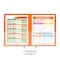 C-Line Products 8-1/2" x 11" Orange Classroom Connector School-to-Home Folders, 25/BX 32002 - alternate 2