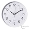 Clockswise White 12-In Analog Clock - Silent, Non-Ticking for Wall Battery-Operated Perfect for Home QI004744.WT.12 - alternate 1