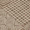 Homeroots 9' X 12' Brown And Ivory Geometric Washable Indoor Outdoor Area Rug 600730 - alternate 3
