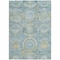 Homeroots 5' X 8' Blue And Gold Medallion Washable Indoor Outdoor Area Rug 616563 - alternate 2