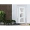 Vdomdoors Front Exterior Prehung FiberGlass Door Frosted Glass / Manux 8552 White Silk / 2 Sidelight and Tran MANUX8552EXD-WS-W14+30+14 x H80+14-RH - alternate 2