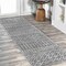 Jonathan Y Arta Moroccan Vintage Geometric Gray/Cream 2 ft. x 8 ft. Runner Rug MOH106B-28 - alternate 1