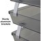 Acrimet Facility 4 Tier Letter Tray Side Load Letter Size A4 Desktop File Organizer Plastic Smoke 256.1 - alternate 2