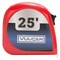 Vulcan Rule Tape, 25 ft L Blade, 1 in W Blade, Steel Blade, ABS Plastic Case, Red Case 62-7.5X25-R - alternate 2