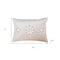 Homeroots 14" X 20" Beige Ivory And Gold Christmas Snowflakes Throw Pillow With Embroidery 719255 - alternate 2