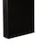 Homeroots 86" Black Solid Wood Pedestal Base Oval Dining Table 720692 - alternate 2