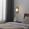 Vidalite Orbita 2-Light Pendant Light with Natural Wood Finish, Frosted Glass Shade, Integrated LED Bulbs CE1009205 - alternate 2