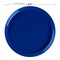 Smarty Had A Party 85 Light Blue Flat Round Disposable Plastic AppetizerSalad Plates 120 Plates, 120PK 838-LBL-CASE - alternate 2