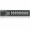 Zyxel - 16-PORT 10/100/1000 GIGABIT SWITCH DESKTOP W/RACKMOUNTS GS1100-16 - alternate 1