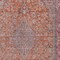 Homeroots 9' X 12' Orange And Red Medallion Washable Indoor Outdoor Area Rug 616284 - alternate 3
