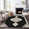 Homeroots 10' X 14' Black Gold And Gray Oriental Washable Indoor Outdoor Area Rug 598387 - alternate 3