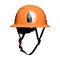 Malta Dynamics APEX Type 2 Class C Full Brim Vented Safety Helmet, ANSI Z89.1, EN12492, OSHA, Orange HHO4004 - alternate 1