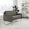 Office Star Products Sofa, CharcoalFabric, Polyester, 350lb Cap. SL5602-SK2 - alternate 2