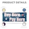Signmission Buy Here Pay Here, 24 Inch x 72 Inch, Vinyl Banner B-72-30498 - alternate 2