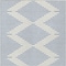 Homeroots 3' X 5' Ivory And Blue Geometric Washable Indoor Outdoor Area Rug 598752 - alternate 2
