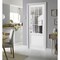 Sartodoors Solid Interior French, Felicia 3599 White Silk with Clear Glass, Single Regular Panel Frame Trims FELICIA3599ID-WS-28 - alternate 3