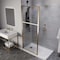 Anzzi 34 in. x 78 in. Fixed Frameless Shower Door in Brushed Gold w/ Tsunami Guard Tempered Clear Glass SD-AZFL06002BG - alternate 3