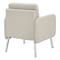 Office Star Armchair, Beige Seat, Beige Back, 26 in W 26 3/4 in L 33 1/2 in H, Polyurethane Seat SL5601-PD28 - alternate 2