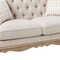 Homeroots 62in Beige And Brown Linen Loveseat and Toss Pillows 515747 - alternate 2
