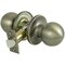 Prosource Passage Knob, Metal, Antique Brass, 2-3/8 to 2-3/4 in Backset, 1-3/8 to 1-3/4 in Thick Door T3830V-PS - alternate 1