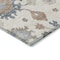 Homeroots 5' X 8' Ivory Brown And Blue Floral Washable Indoor Outdoor Area Rug 606159 - alternate 2