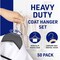 Lifemaster Wooden Hangers, Swivel Hook, Non-Slip, Pants Bar, Holds 10 lbs, Brown, 50PK LMWD50BW - alternate 3