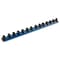 Performance Tool 1/2 in. Dr. Magnetic Socket Rail, Rare Earth Magnets, 14 Socket Capacity W32003 - alternate 1