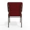 Flash Furniture 18.5"W Stack Church Chair in Burgundy Fabric, 4PK 4-XU-CH-60096-BY-GG - alternate 3