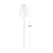 Smarty Had A Party Solid White Moderno Disposable Plastic Dessert Spoons, 240PK 9340WH-TS-CASE - alternate 2
