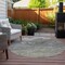 Homeroots 8' Taupe Beige And Ivory Round Abstract Washable Indoor Outdoor Area Rug 577837 - alternate 2