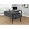 Monarch Specialties Computer Desk, 23.5 in D X 30 in W X Particle Board, Hollow-Core, Laminate, Mdf, Metal, Plastic, Grey I 7731 - alternate 1