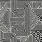 Homeroots 3' X 5' Black And Ivory Abstract Washable Indoor Outdoor Area Rug 594905 - alternate 3