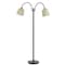 Homeroots 65" Bronze Two Light Traditional Shaped Floor Lamp With Tan Square Shade 526259 - alternate 1