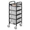 Luxor 4-Bin Industrial Lug Cart UCWS002 - alternate 3