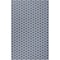 Homeroots 4' X 6' Blue And Ivory Geometric Indoor Outdoor Area Rug 554804 - alternate 1