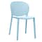 Homeroots Set Of Four Aqua Blue Heavy Duty Plastic Juvenile Chairs, 4PK 554668 - alternate 2