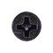 Auveco #8 x 1/2in Phillips Flat Head Tapping Screw with #6 Head Black Oxide, 100PK 10173 - alternate 2