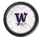 Holland Bar Stool Co University of Washington Indoor/Outdoor LED Thermometer ODThrm14BK-08WashUn - alternate 1