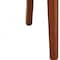 Homeroots Set of Two Ivory and Brown Faux Fur and Solid Wood Dining Side Chairs, 2PK 719667 - alternate 2