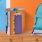 Acrimet Steel Metal Jumbo Bookends for Shelves, Heavy Duty, for Large books, Purple, 2PK 294.4 - alternate 3
