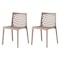 Lagoon Milan Resin Stackable Dining Chair with Open Design Back, 2PK 7053G6-SALGS - alternate 1