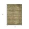 Homeroots 5' X 8' Fern Green And Taupe Abstract Washable Indoor Outdoor Area Rug 618275 - alternate 3