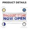 Signmission Discount Store Now Open, 24 Inch x 72 Inch, Vinyl Banner B-72-30546 - alternate 2